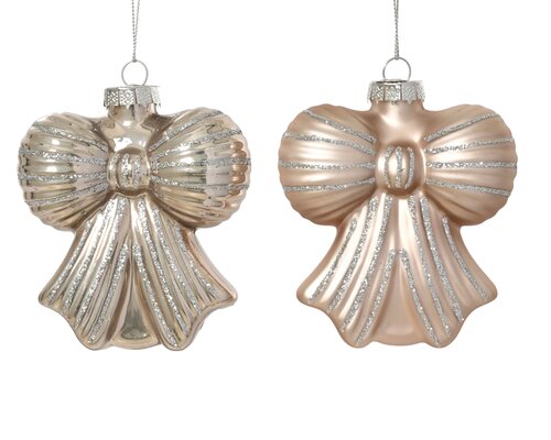Decoris Strik glas shiny - matt gltter line 2col ass