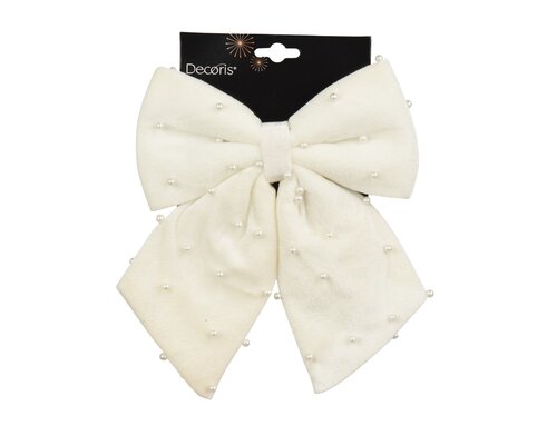 Decoris Strik polyester pearl - afbeelding 1