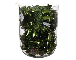 Decoris Strik polystyreen shiny glitter - afbeelding 1