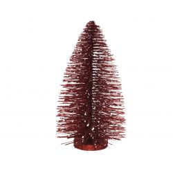 decoris tree with glitter red h53cm