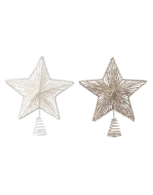 decoris treetopper star 2ass