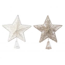 decoris treetopper star 2ass