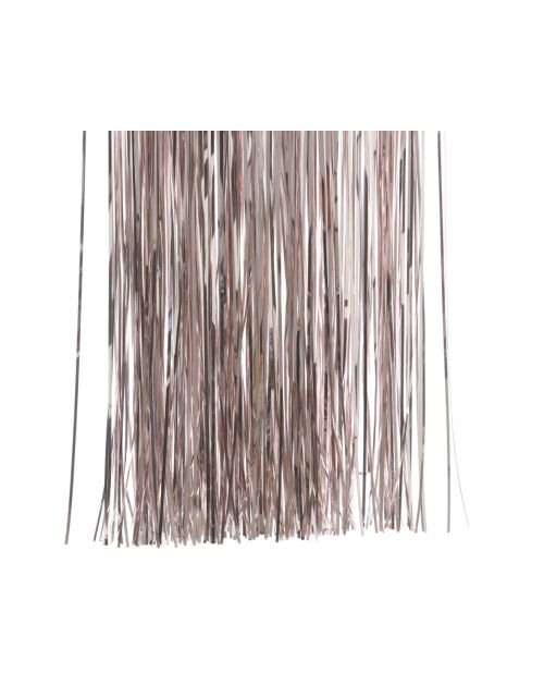Decoris vinyl tinsel shiny blush pink