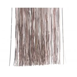 Decoris vinyl tinsel shiny blush pink