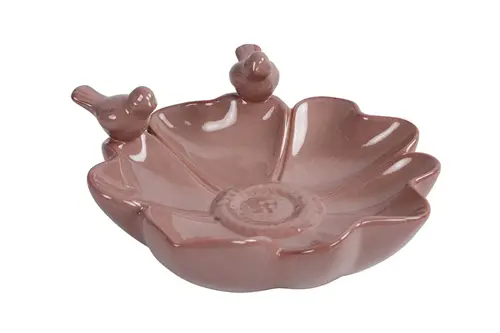 Decostar Vogelbad mala aw l26b25h10 roze