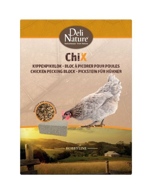 Deli nature Chix kippenpikblok 1kg