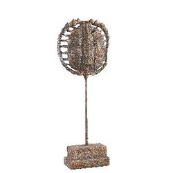 PTMD Derron Brown cement skelet statue high B