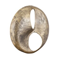 PTMD Deuie Brass casted alu wall panel rounded large - afbeelding 2