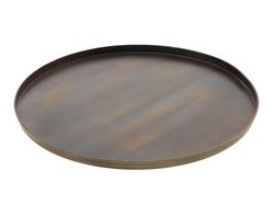 Dienblad sarlek d45h2cm brn/gd