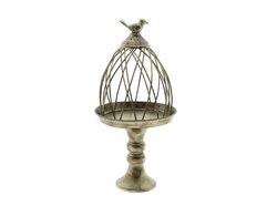 Dienblad vogel cover l23b23h47 grs