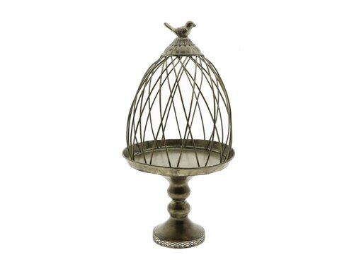 Dienblad vogel cover l27b27h54 grs