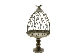 Dienblad vogel cover l27b27h54 grs