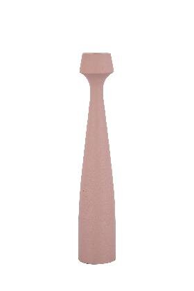 PTMD Dieu Beige casted alu candleholder hourglass L