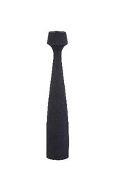PTMD Dieu Black casted alu candleholder hourglass L