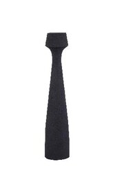 PTMD Dieu Black casted alu candleholder hourglass S
