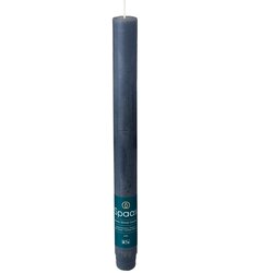 Spaas Rustieke dinerkaars - donkerblauw