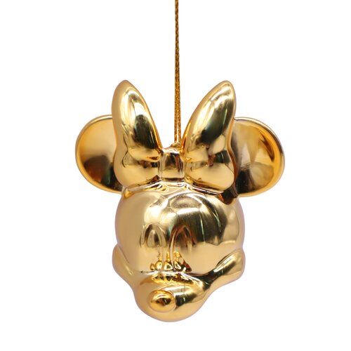 Disney 3D ornament Minnie gold head