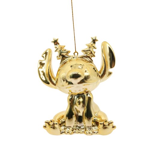 Disney 3D ornament Stitch trees headband gold