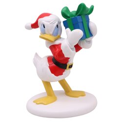 Disney 3D seasonal statue Donald present