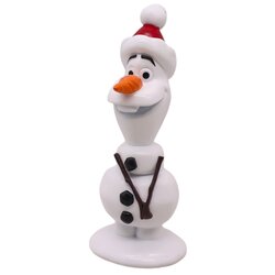 Disney 3D seasonal statue Olaf santa hat