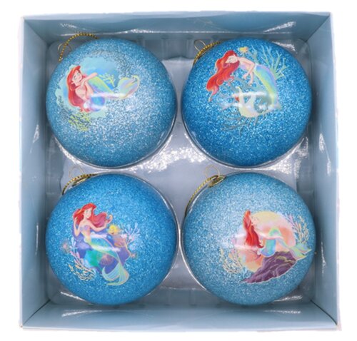 Disney Bauble Box 4 Pcs Little Mermaid