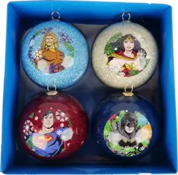 Disney Bauble Set 4Pcs Mix