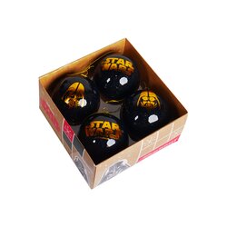 Disney Box 4 Pcs 75Mm Gold Star Wars