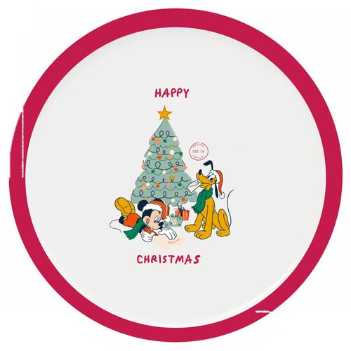 DISNEY Dinerbord porselein mickey&pluto