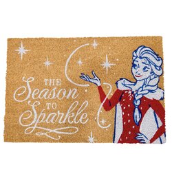 Disney Doormat Elsa season to sparkle