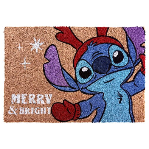 Disney Doormat Stitch Merry & Bright