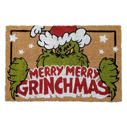 Disney Doormat the Grinch merry merry grinchmas