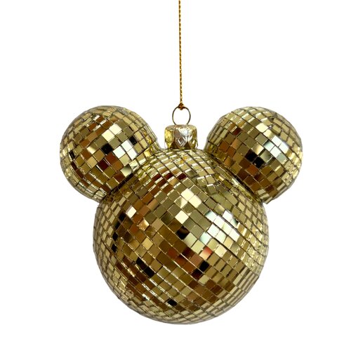 Disney Ear bauble disco gold