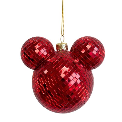 Disney Ear bauble disco red
