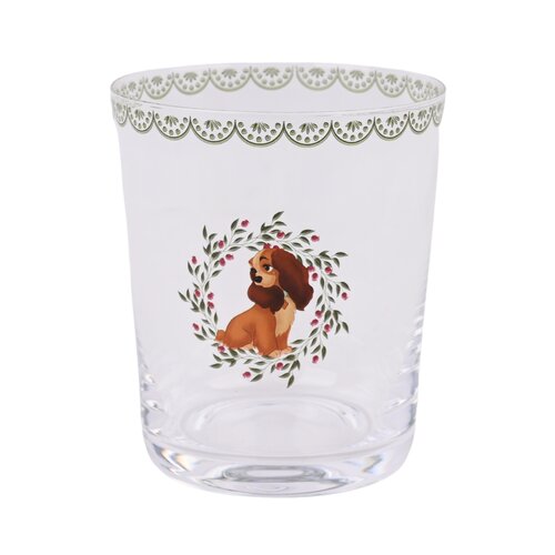 Disney Glass medium christmas Lady