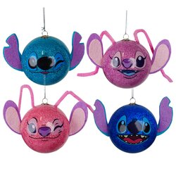 Disney Box 4 Pcs 75Mm Faces Stitch