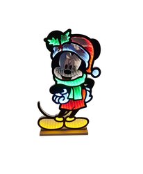 Disney Mirror Lighting Mickey Scarf  Christmas 40 Cm