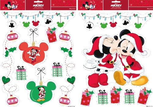Disney Window Sticker Mickey 2Ass.