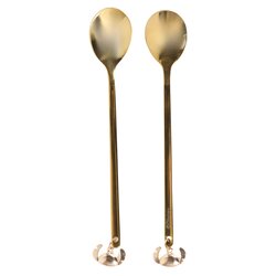Disney Spoons set of 2 Stitch gold