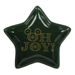 Disney Star Plate Mickey Oh Joy! Green