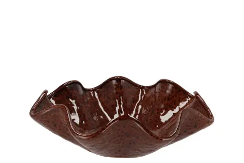 DK Annecy Brown Bowl 25X25X8Cm