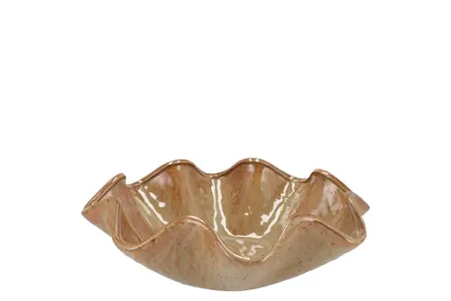 DK Annecy Caramel Bowl 25X25X8Cm