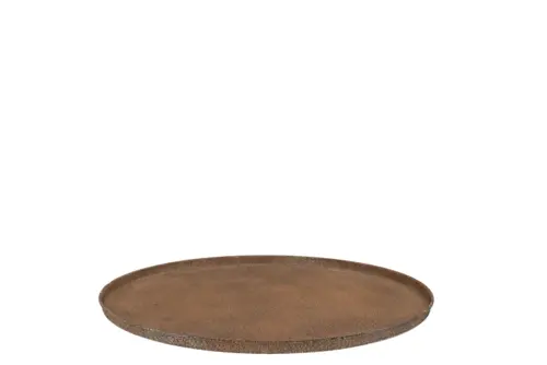 DK coaster kaya bronze tray metal 37x2cm
