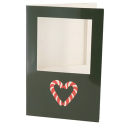 DK Gift Tile Card Candy Heart Green 21X14X1Cm