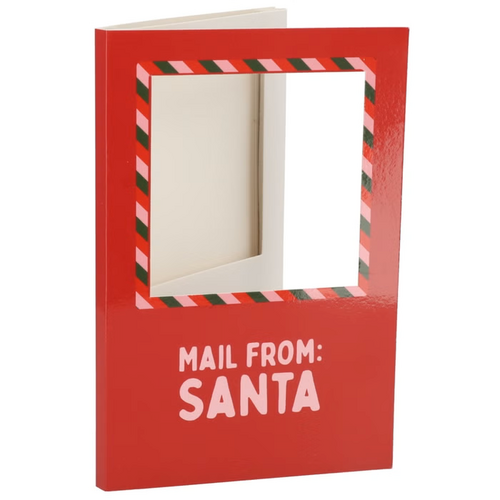 DK Gift Tile Card Mail From Santa Red 21X14X1Cm