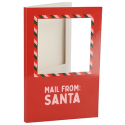 DK Gift Tile Card Mail From Santa Red 21X14X1Cm