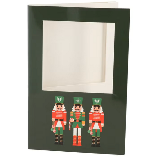 DK Gift Tile Card Nutcracker Green 21X14X1Cm