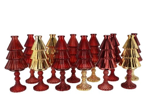 DK Jazz Wild Red Vase X-Mas Tree Ass 11X22Cm Nm