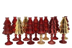 DK Jazz Wild Red Vase X-Mas Tree Ass 11X22Cm Nm