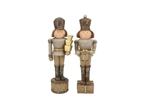 DK Lesly Gold X-Mas Nutcracker 7X7X22Cm