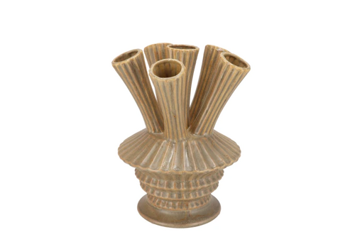 DK Maysa Green Vase Tubes 16X16X23Cm